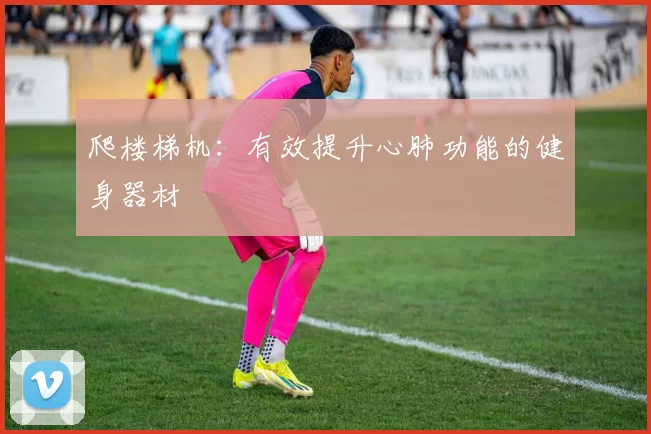 爬楼梯机:有效提升心肺功能的健身器材