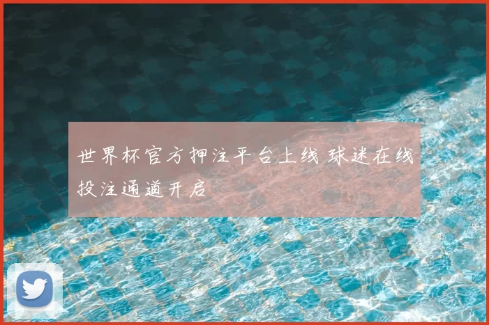世界杯官方押注平台上线 球迷在线投注通道开启