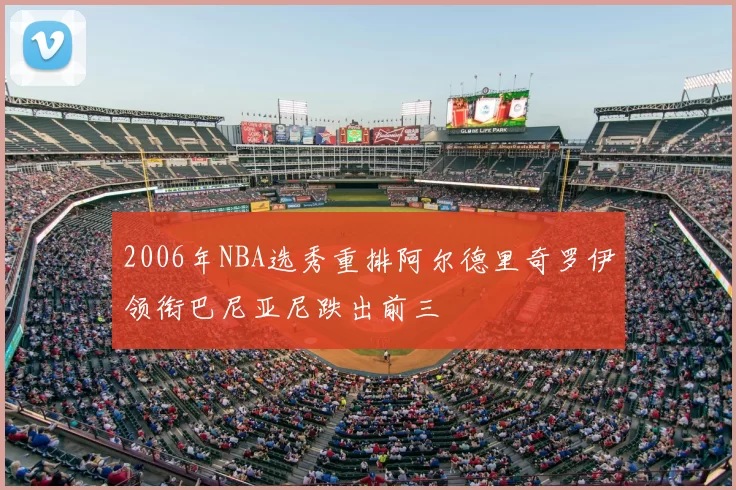 2006年NBA选秀重排阿尔德里奇罗伊领衔巴尼亚尼跌出前三